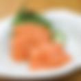 salmon sashimi