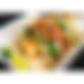 Fried, marinated cod tenderloins in a (1) taco served with lettuce, clinatro, pico de gallo, fried corn tortilla strips, and our signature Baja sauce.