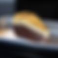 A traditional chocolate cake topped with a layer of homemade flan.