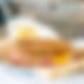 The rueben sandwich includes corned beef, sauerkraut, swiss cheese, and thousand island dressing on marble rye grilled on the panini press