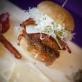 Savor our irresistible Wagyu Katsu, layered with Swiss cheese, crispy bacon, and caramelized onions—an explosion of flavors in every bite!