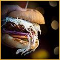 Beef katsu, cabbage, tomato, pickles, onion, Japanese mayo and tonkatsu sauce.