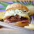 Sweet combination! Crispy natural beef katsu, bacon, pineapple, wasabi mayo and Tonkatsu sauce.