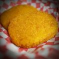 Potato Croquette-deep fried potatoes served with house sauce on the side.
