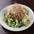salmon skin salad