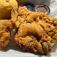 2pc Oven Fried Chicken & Cornbread