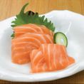 salmon sashimi
