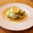 Aguachiles Tostada