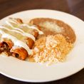 Ground Beef Enchiladas Platter