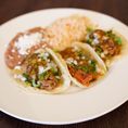 Machaca Soft Taco Platter