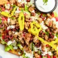 Chicken Nacho Greek Style