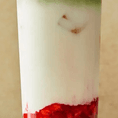 strawberry matcha